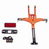 Premium Quality Pure CNC Universal  Adjustable Tail Tidy with Number Plate Holder with LED for All Bikes (Orange).