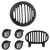 R.J.VON - Real Customized Head light Grill With Cap and Tail Light Grill for - Bajaj Avenger Cruise 220